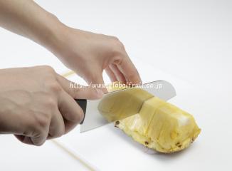 パイナップルの切り方6